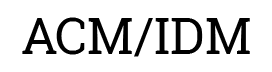 ACM IDM logo