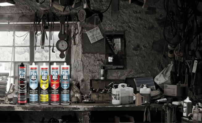 banner soudal products in workstation