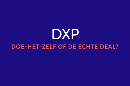 DXP - DOE-HET-ZELF OF DE ECHTE DEAL?