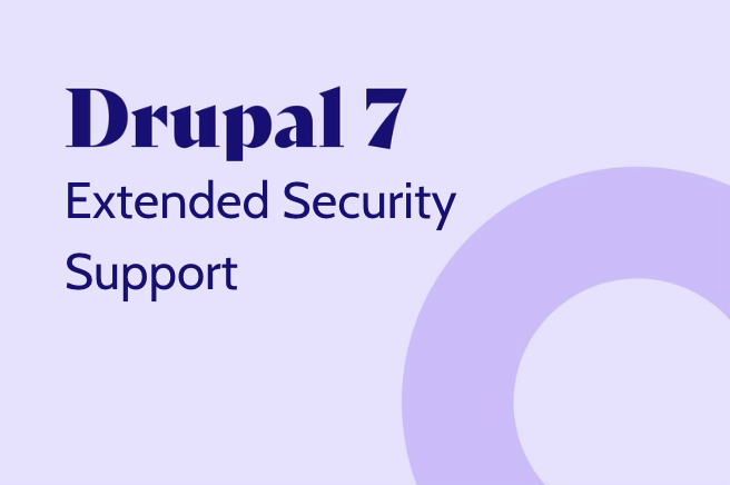 Drupal 7 extended security support