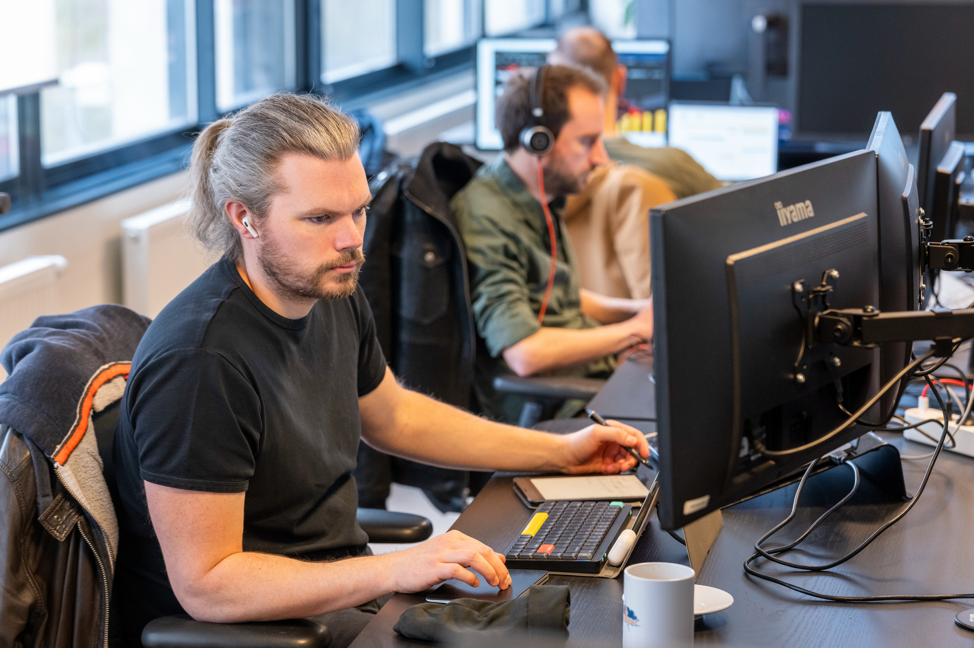 Person at work