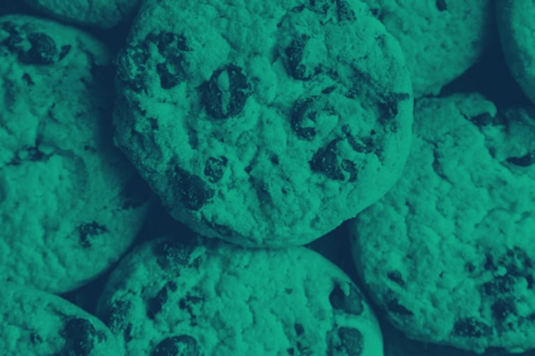 American cookies in green
